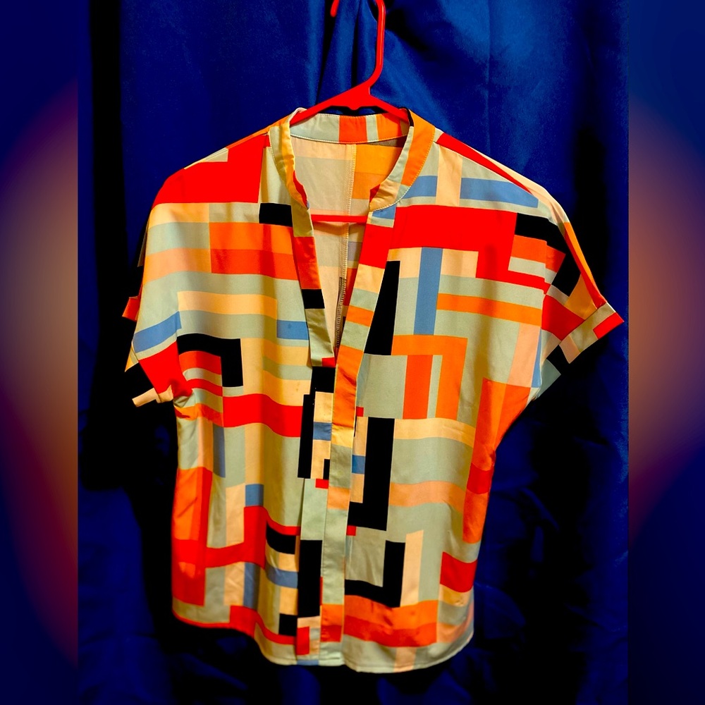 Bold and Fun geometrical Dress Shirt